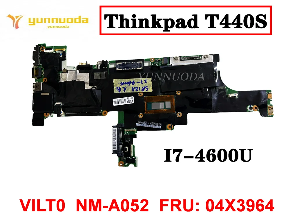 

Оригинальная материнская плата для ноутбука Lenovo Thinkpad T440S, модель I7-4600U VILT0, FRU 04X3964, проверенная, хорошая Бесплатная доставка