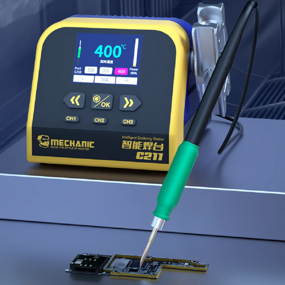 Mechanic C211 90w Nanoscale Precision Intelligent Soldering Station 420℃ 2s Fast Heat Up With