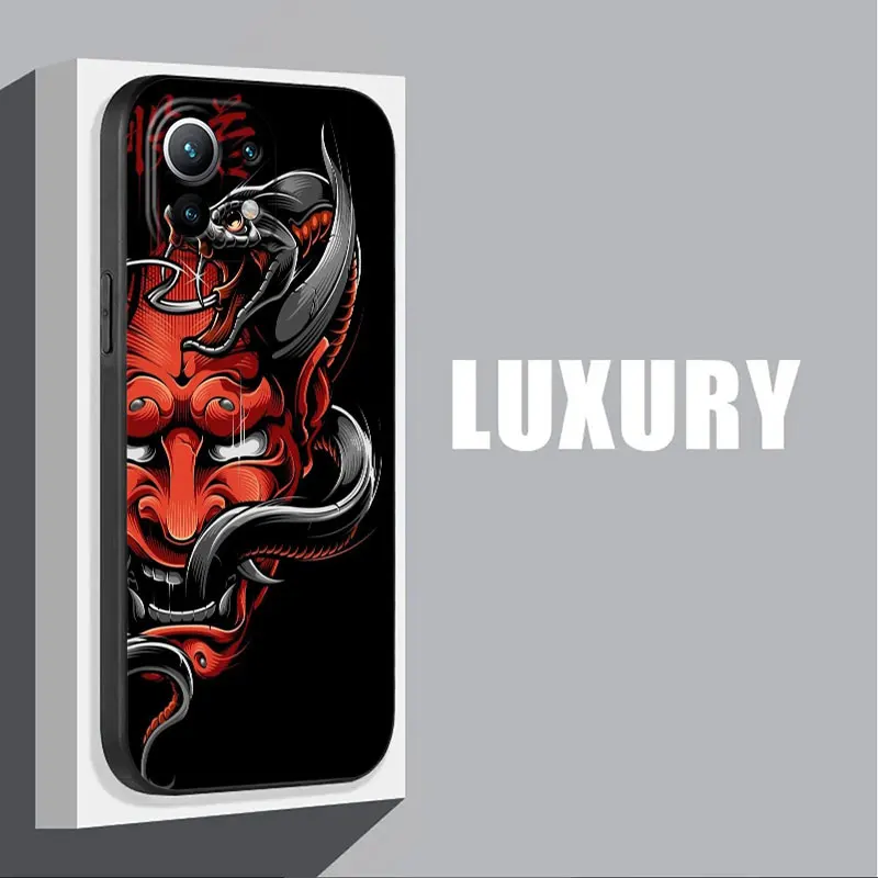 Samurai Hannya Mask Ghost Phone Case Cover