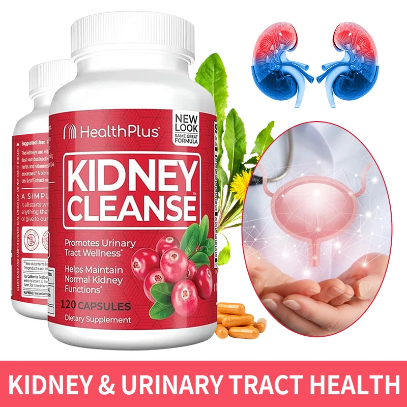 Health Plus Kidney Cleanse-Contains An Antioxidant Blend To Support Urinary Tract Health