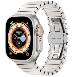 Premium Metal Link Bracelet for Apple Watch - Sleek and Stylish Design (Starlight)
