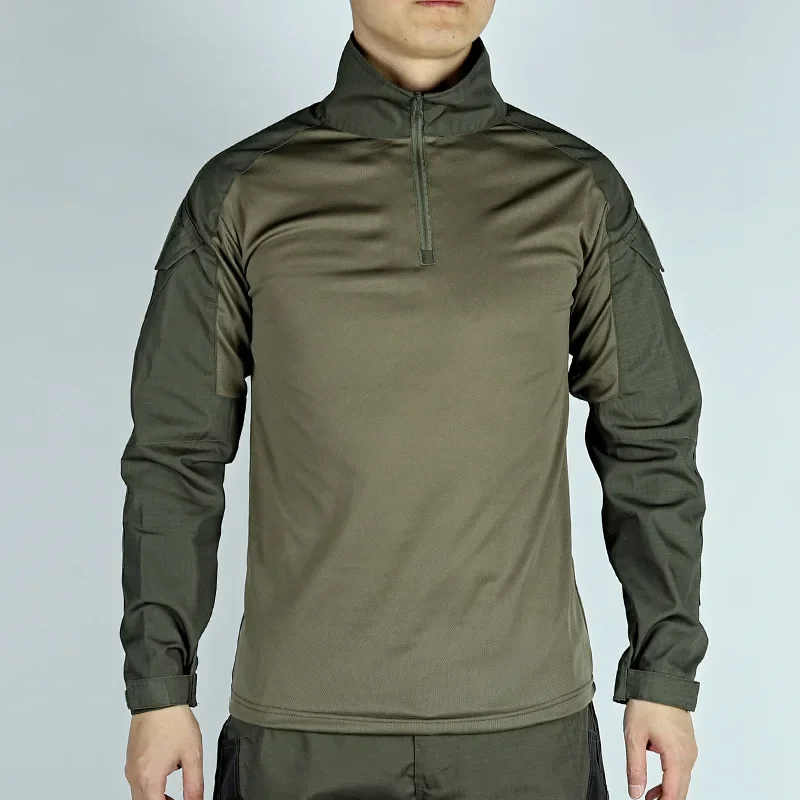 Men's Outdoor Combat Long Sleeve Tactical Shirt - Durable and Wear-Resistant