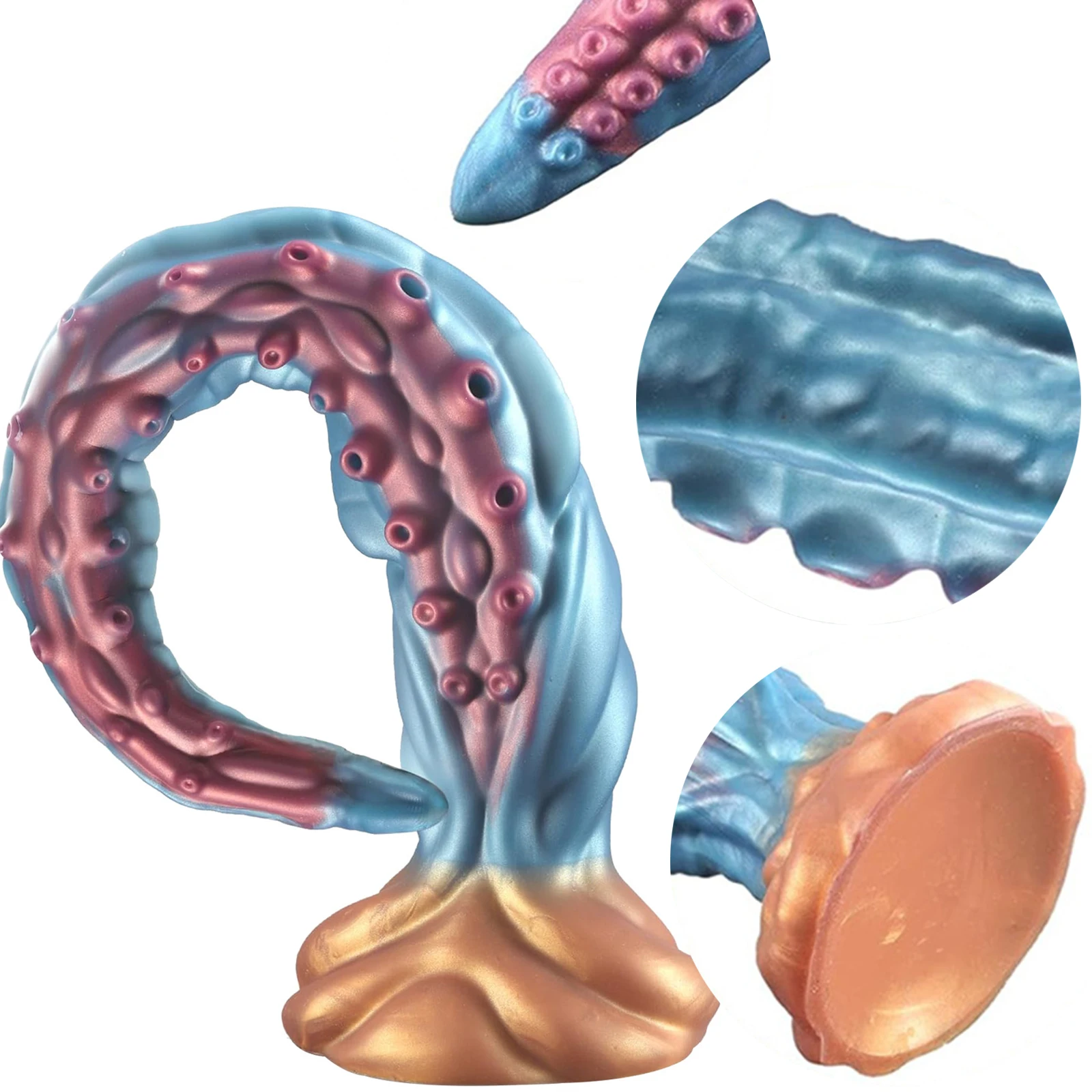 Dildo Realista Polvo com Ventosa Tentacle Strong