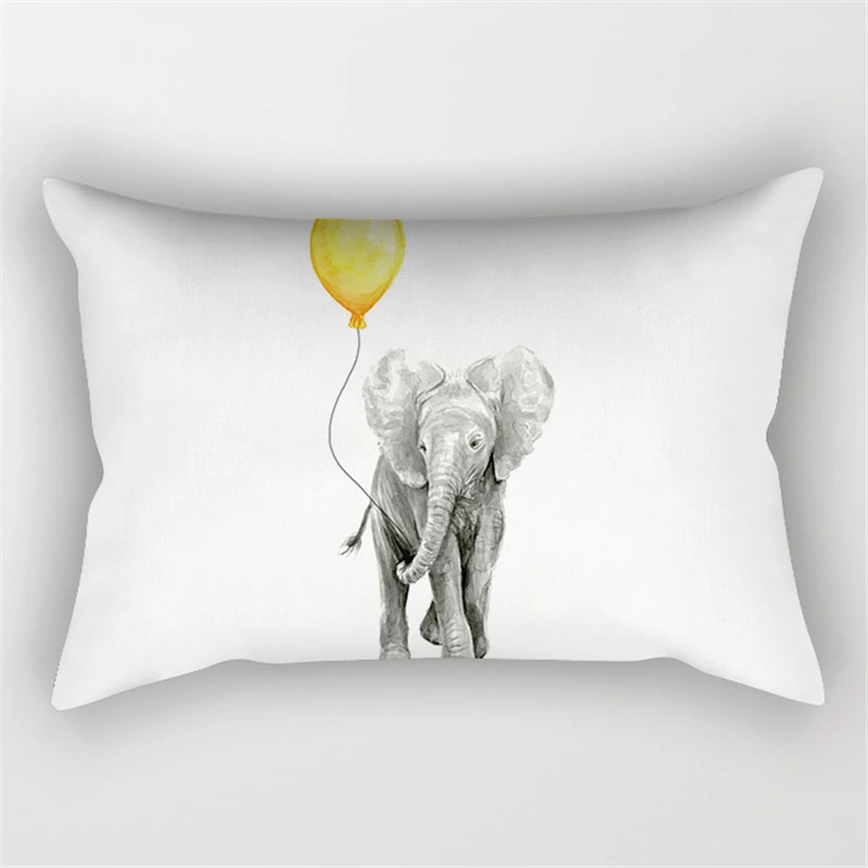 30x50cm Yellow Geometry Pillowcase Decor Sofa Cushion Pillowcover Polyester Pillow Cases for Home Decor Bedding Cushion Cover