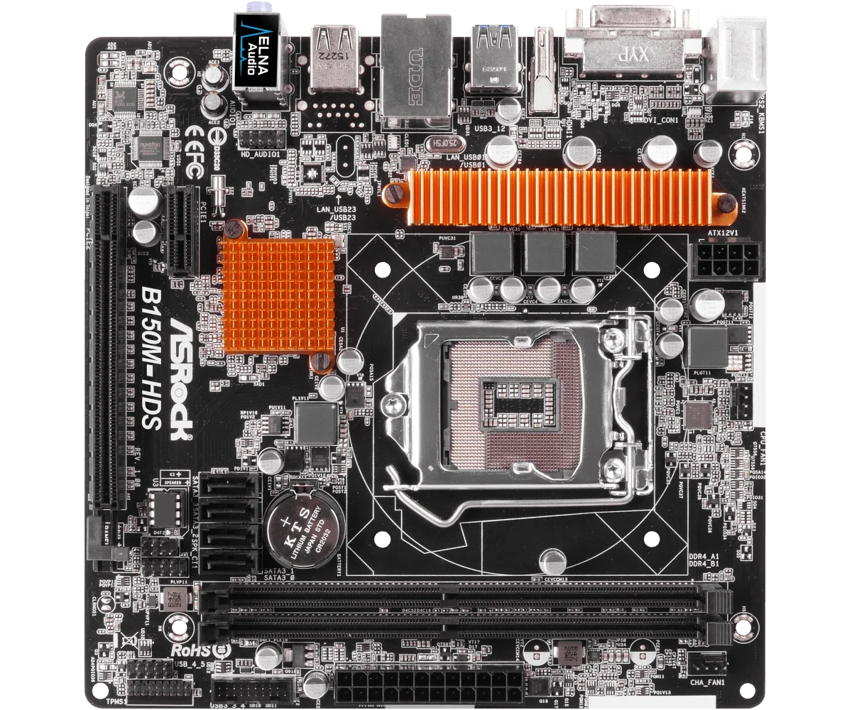 Asrock B150M-HDS Motherboard LGA 1151 DDR4 32G SATA3 USB3.0