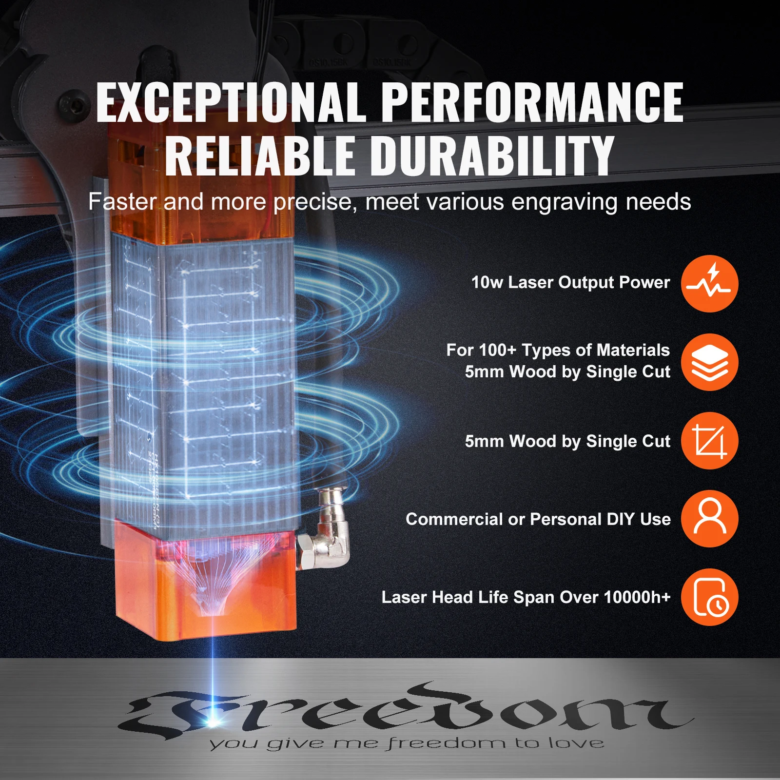 Laser Engraving Machine for Wood and Metal DIY Projects