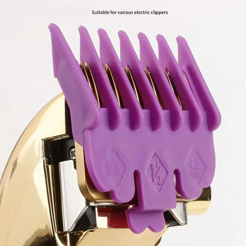 10Pcs Hair Clipper Limit Guide Comb Trimmer Guards Attachment 1.5-25mm Universal Haircut Tool