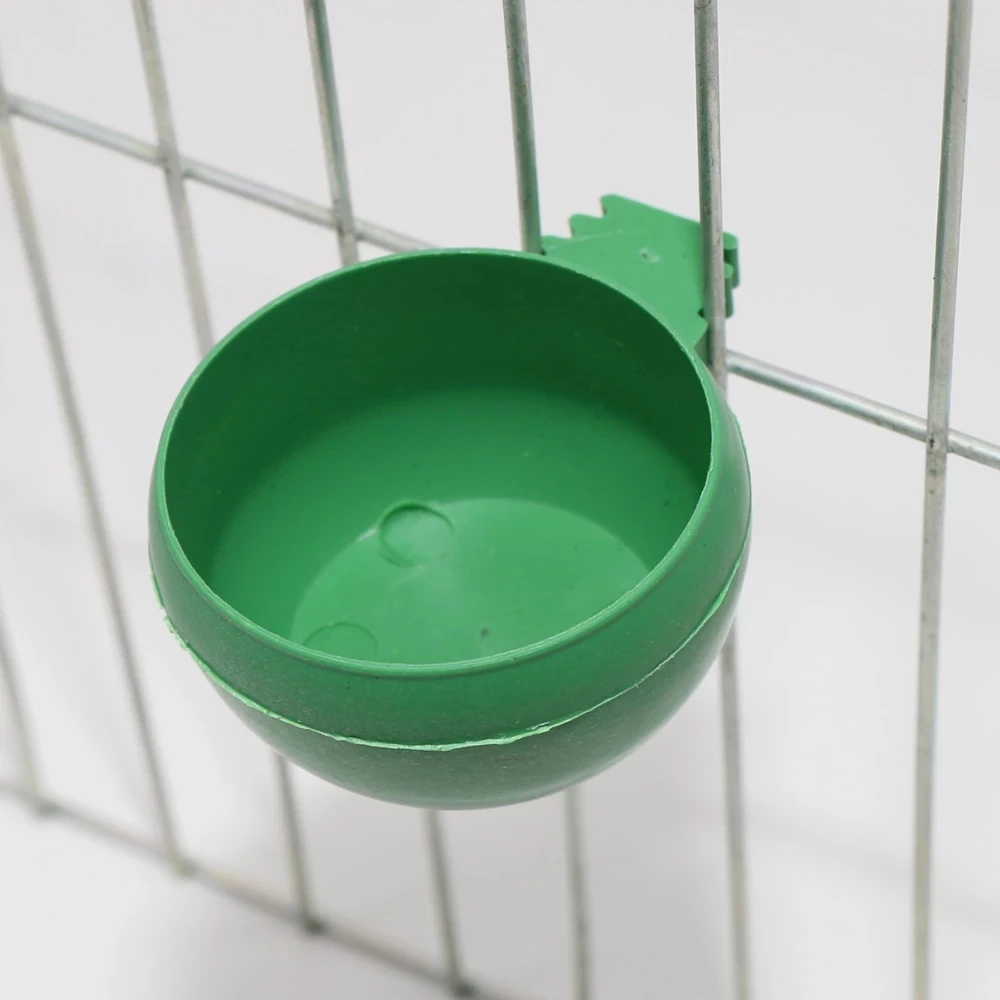 5Pcs Bird Feeding Tray Pigeon Feeding Slot Poultry Drinking Cup Bird Parrot Parrot Peony Automatic Feeder Cage Quail Feeder Bowl