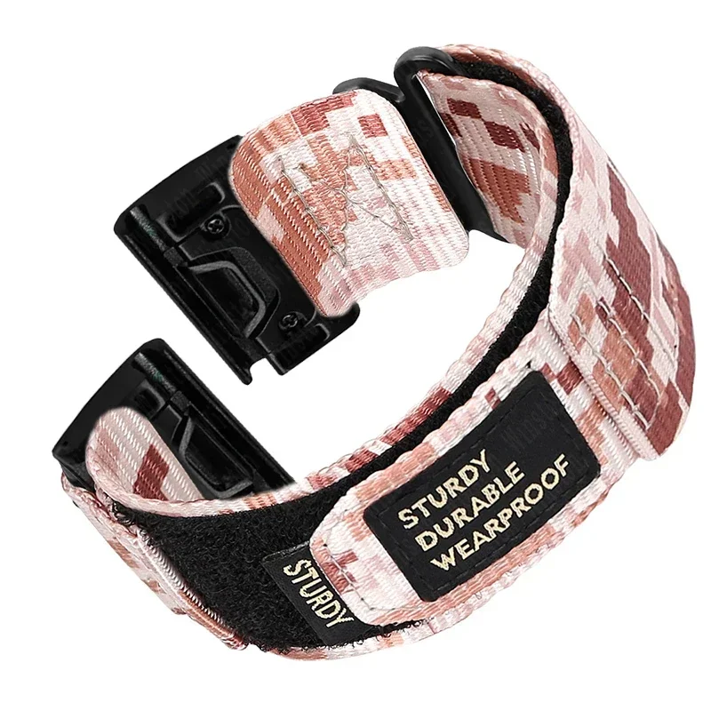 Quick Release Nylon Sport Band, 26mm/22mm Adjustable Strap
