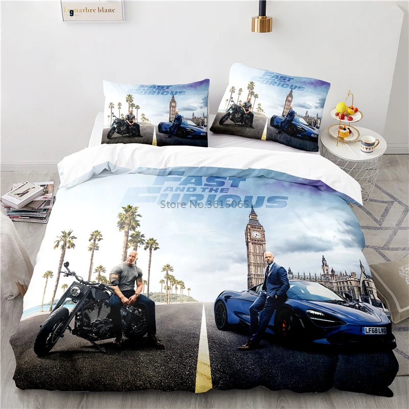 Home Bedding Sets & Duvet Covers FAST & FURIOUS DOUBLE Bed Quilt Doona