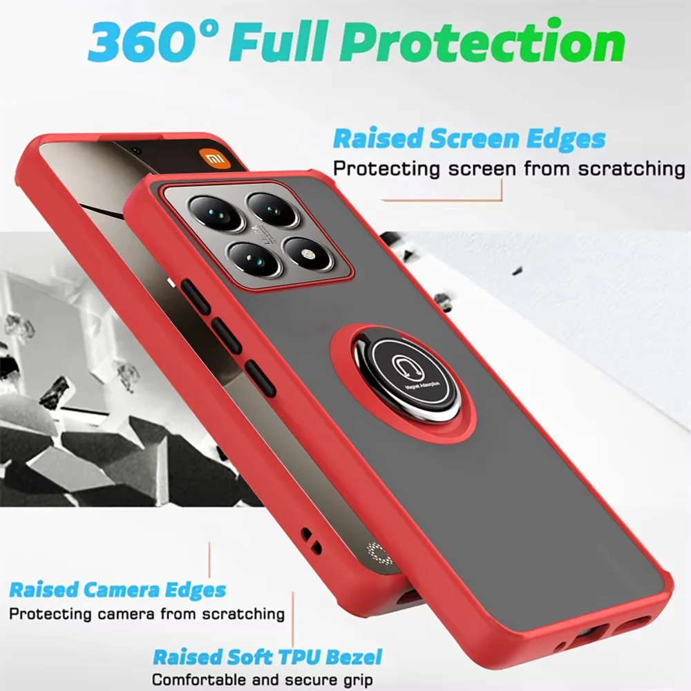 Magnetic Ring Holder Shockproof Armor Phone Case