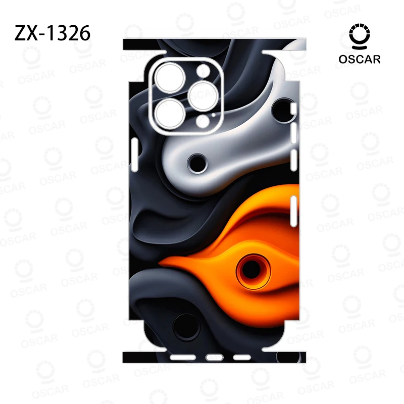 TF Skins Pellicola protettiva per iPhone 12 (2 pezzi) per la parte posteriore e i lati in aspetto elegante, con protezione per fotocamera dai graffi (nero opaco
