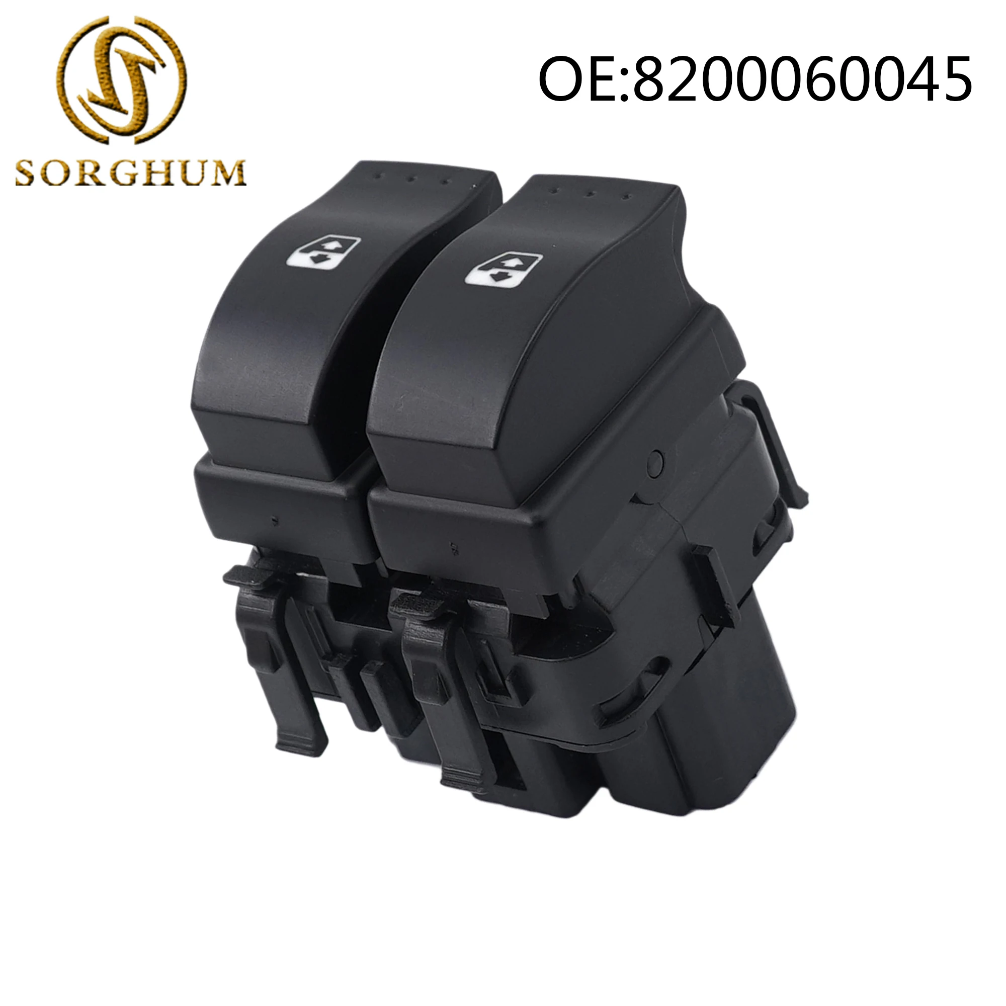 

Sorghum 8200060045 Car Power Window Master Control Switch Button Front Left For RENAULT MEGANE MK2 Clio II 2 2003-2009
