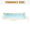 4pcs Rectangle Cardboard Serving Platters Dessert Trays Disposable Serving Trays and Platters Fruit Trays for Parties 4