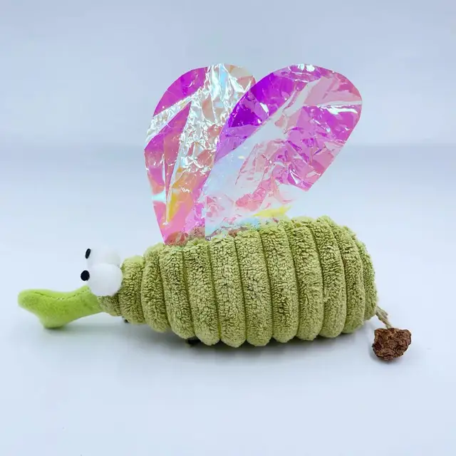 Cat Plush Toy Interactive Catnip Simulated Mosquito Kitten Toy Bite Resistant Teeth Cleaning Pet Catnip Toy Accessories 3
