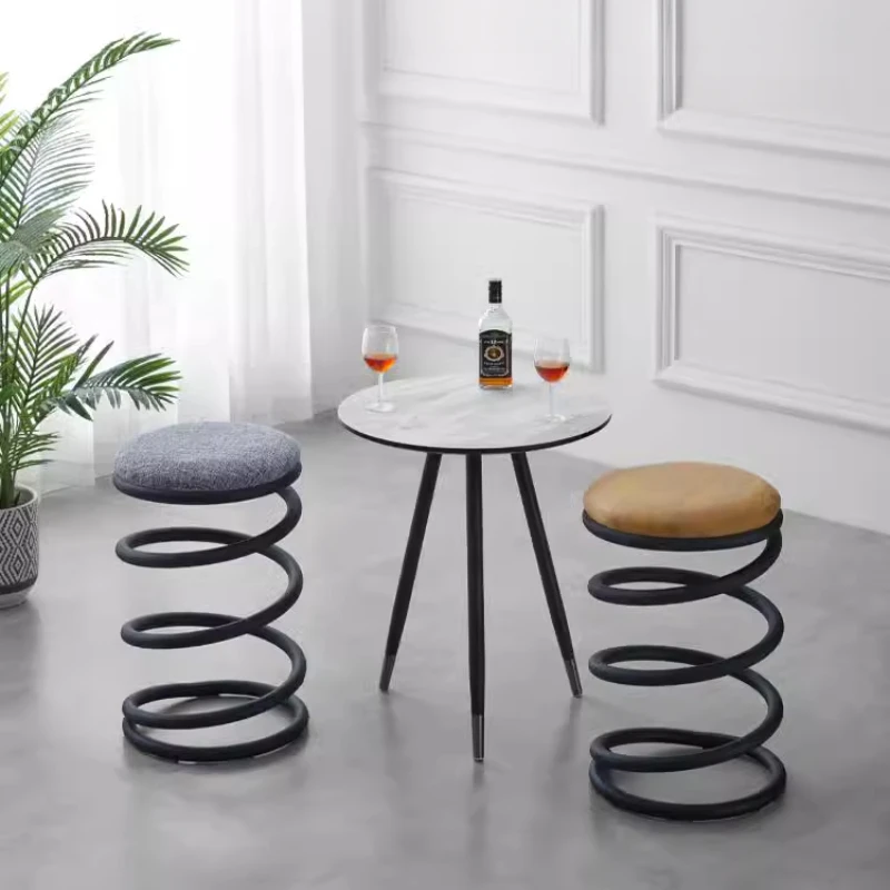 Industrial Single Bar Stools Designer Creative Waiting Outdoor American Bar Stool Reception Metal Unique Sillas De Furniture