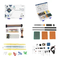 Basic Starter Set Breadboard Jumper Wires Complete Starter Set Power Supply Module LEDs & Resisitor for Arduino/ Raspberry Pi - Image 4