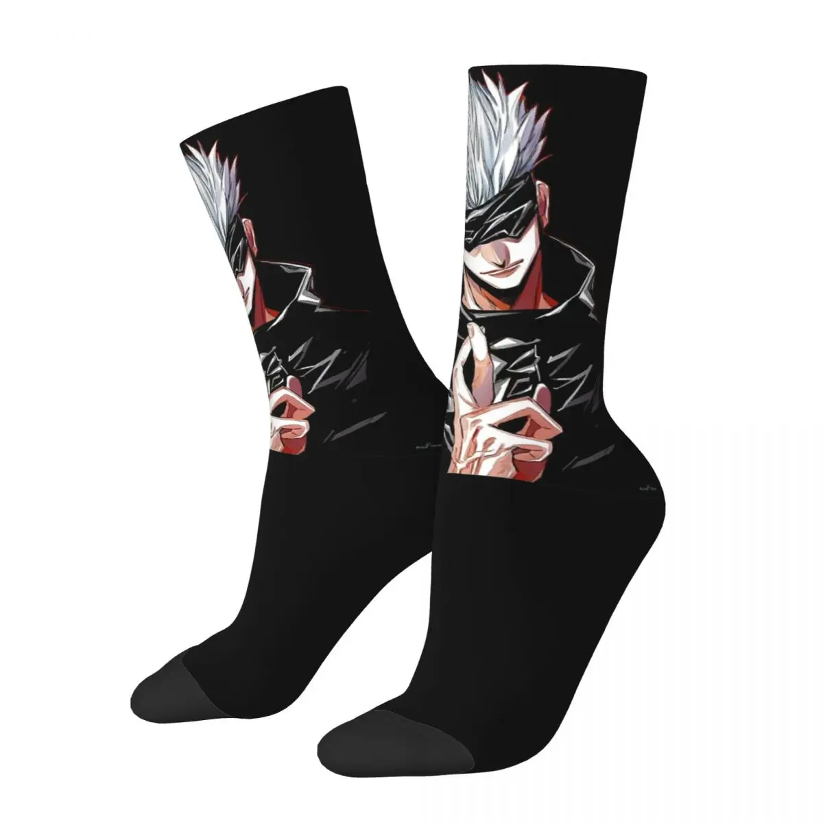 Jujutsu Kaisen Anime Socks,Gojo Sensei Men Women Socks, Leisure Beautiful Spring, Summer, Autumn, and Winter Dressing Gifts