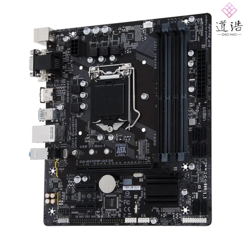For GA-B250M-DS3H Motherboard 64GB M.2 DVI VGA HDMI LGA 1151 DDR4 Micro ATX B250 Mainboard 4 For GA-B250M-DS3H Motherboard 64GB M.2 DVI VGA HDMI LGA 1151 DDR4 Micro ATX B250 Mainboard - Image 2