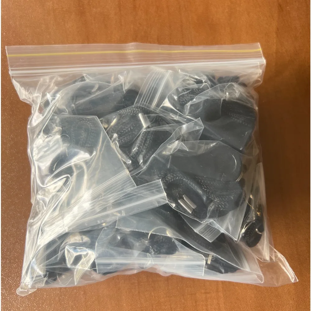 Wholesale 100PCS High Quality Black Whistle Referee Game Halter Whistle Outdoor Tour Hiking Whistle Suitable For Basketball and 6