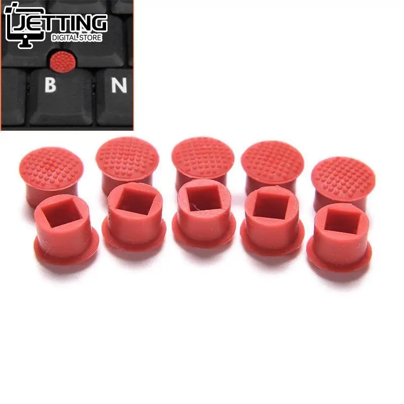 10pcs Laptop Nipple Rubber Mouse Pointer Cap IBM Thinkpad Little TrackPoint Red Cap Lenovo Keyboard Trackstick Guide mouse trackpoint cap