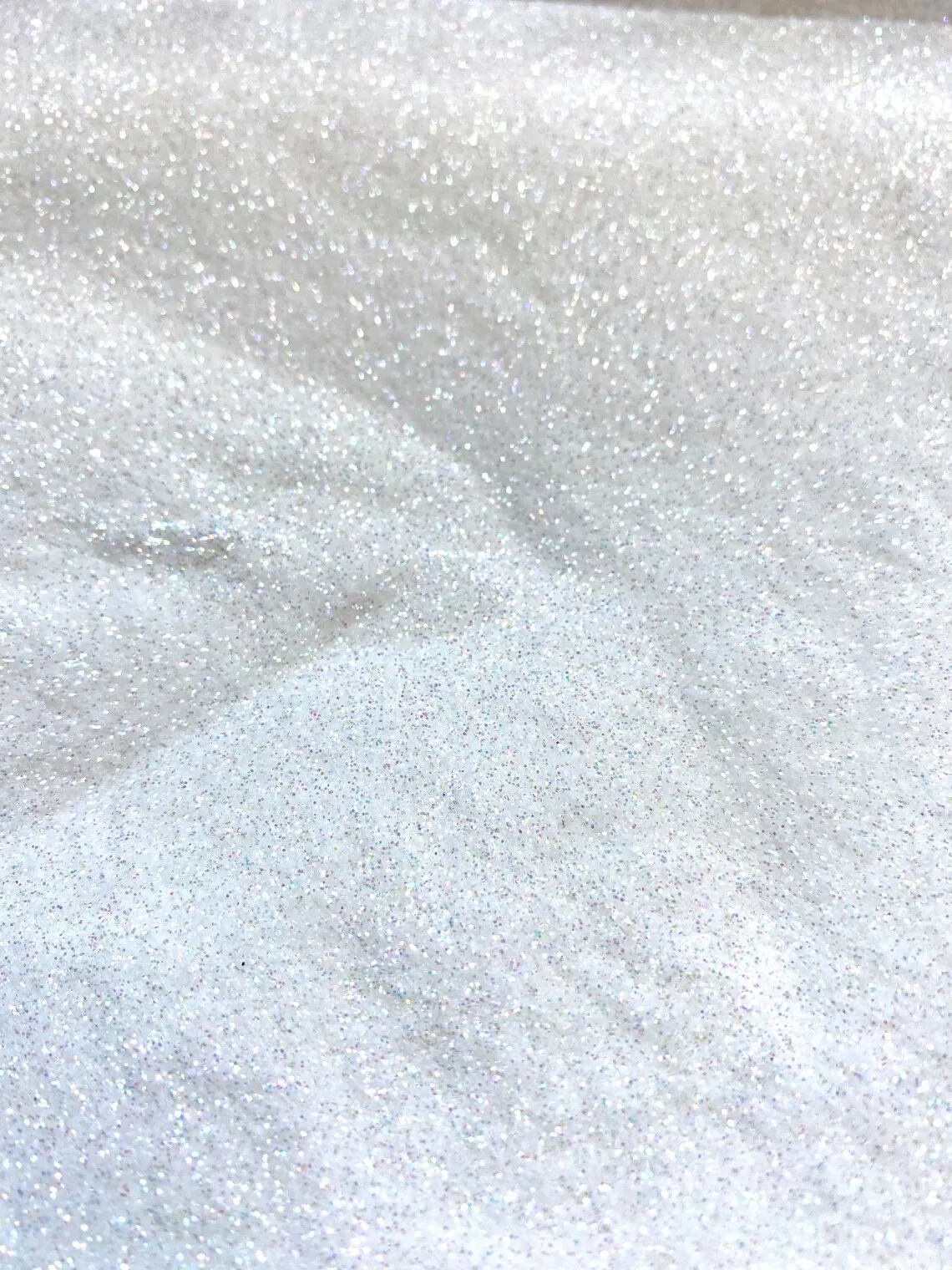 Nail glitter 50g white iridescent opalescent ultra fine glitter dust holographic ultra-iridescent glitter