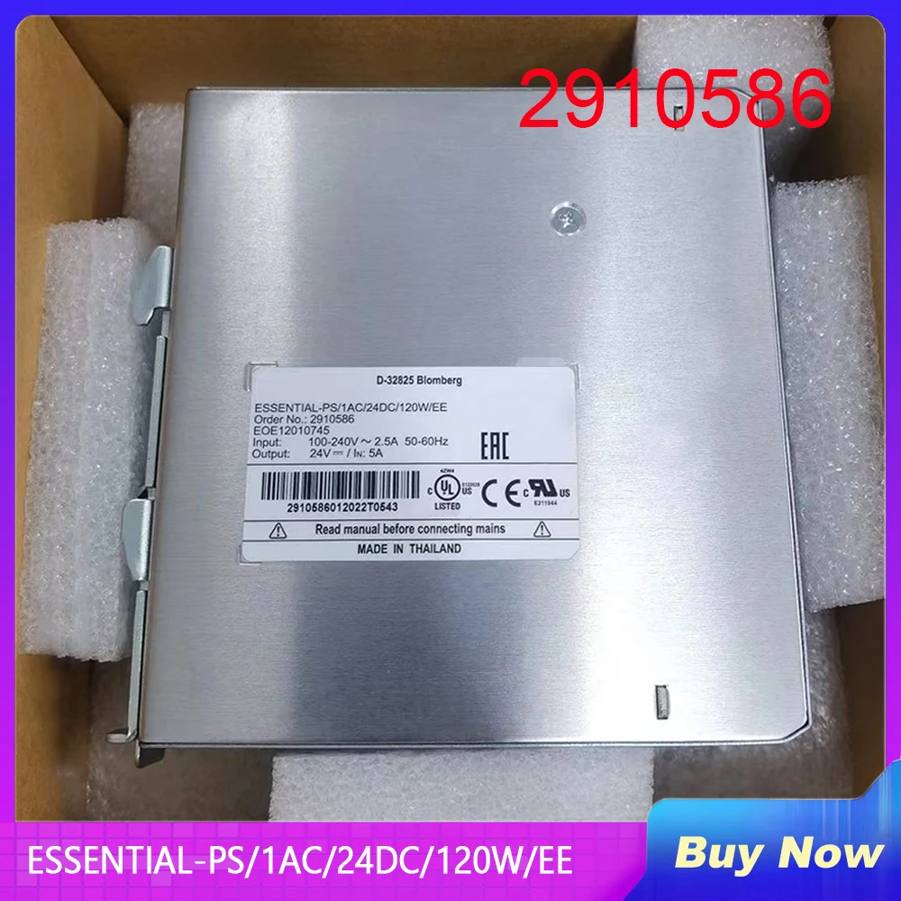

2910586 For Phoenix Power Supply ESSENTIAL-PS/1AC/24DC/120W/EE