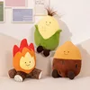 Creative Bonfire Pillow Campfire Funny Simulation Flame Doll Corn Roasted Sweet Potato Chestnut Doll Best Friend Spark Pillow 1
