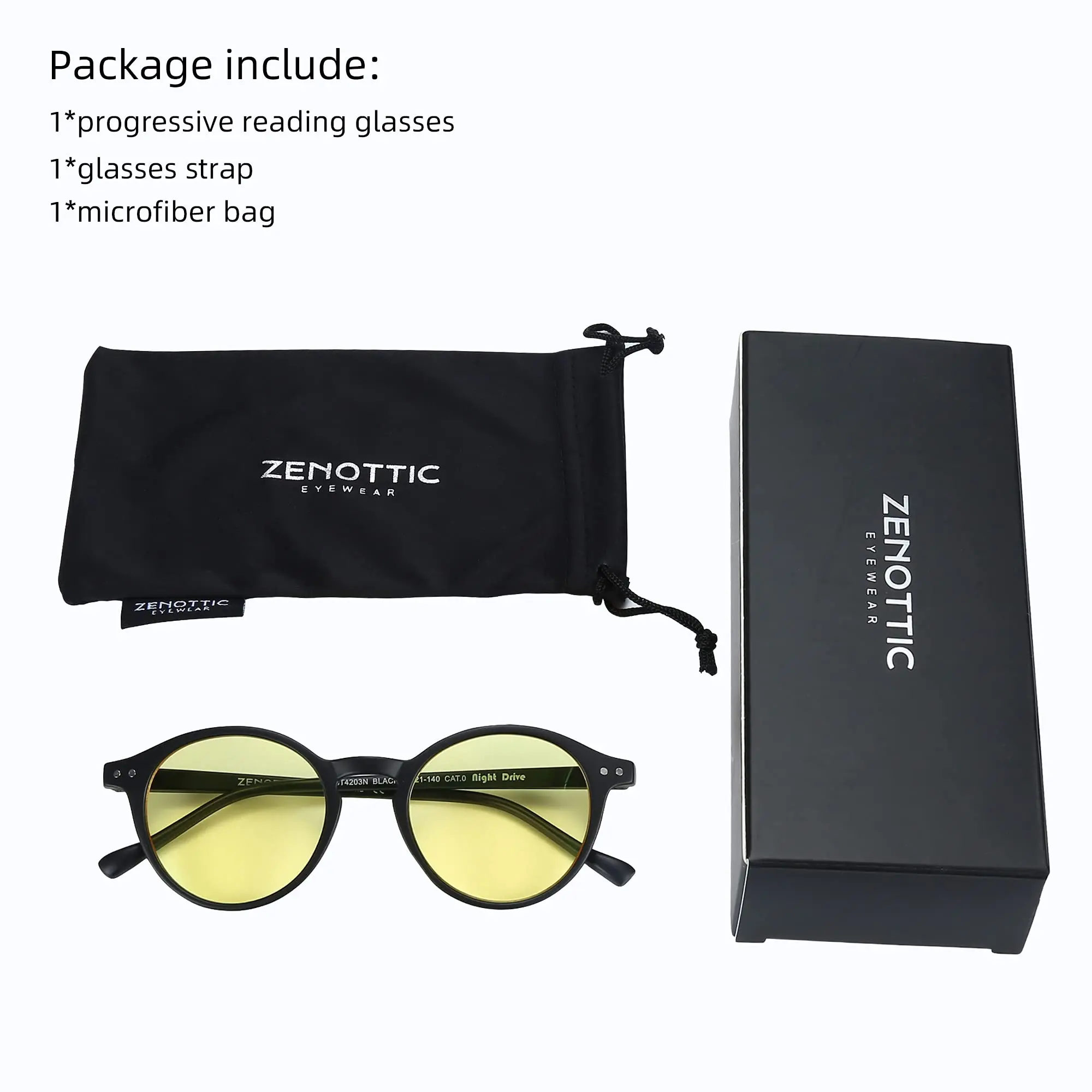 ZENOTTIC (S Size) Retro Polarized Round Sunglasses Stylish Sunglasses for Men and Women Retro Classic Night Vision Goggles night vision sunglasses night vision glasses