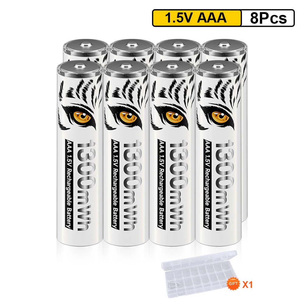 

PALO AAA 1.5V Lithium Ion Rechargeable Battery Li-ion 3A AAA Batteries Cells for Remote Control Wireless Mouse