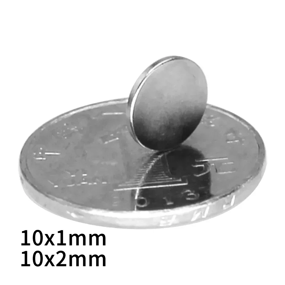 Neodymium Magnets 50~1000PCS 10x1 10x2 10x3 10x1.5 10*1 10*4 10*10 Disc Round