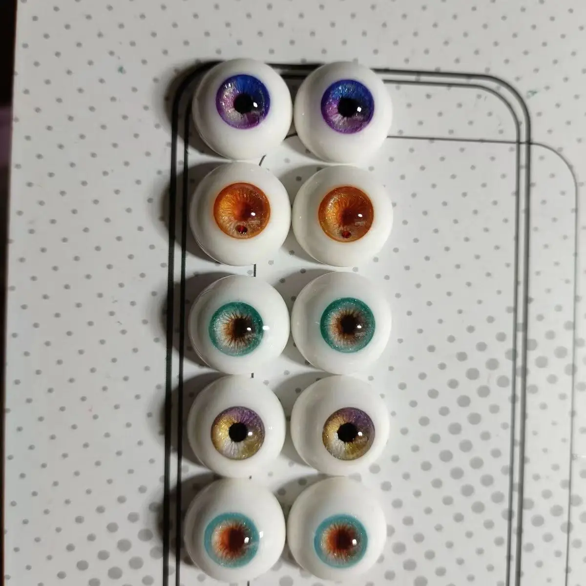 12/14/16mm Resin Doll's Eyes for 1/3 Bjd Accessories Girls Play House Toys 6