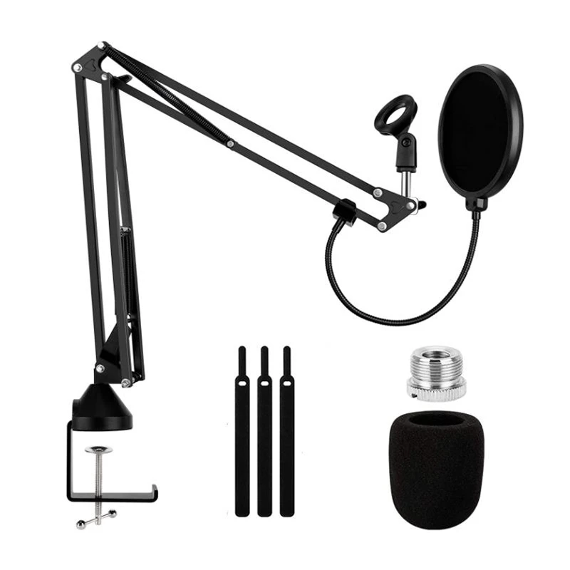 Braccio Del Microfono, Supporto Per Microfono A Forbice Con Braccio Di Sospensione Regolabile, Per Blue Yeti Snowball E Altri Microfoni