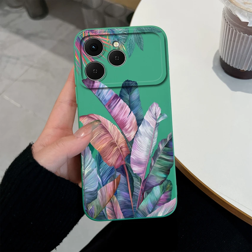 Cute Chubby Girls Pattern Shockproof Silicone Phone Case with Screen Protector