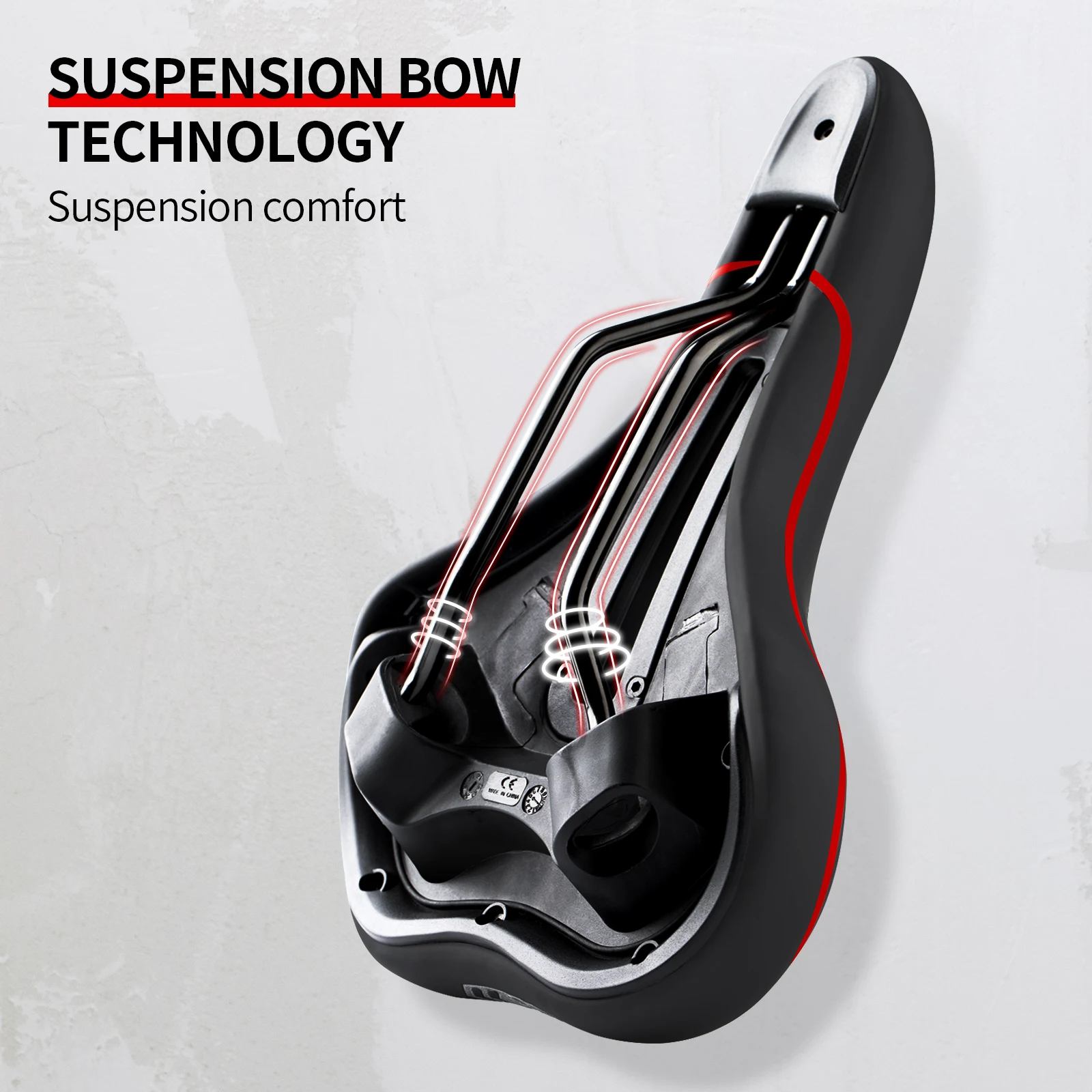 YOUNGDO Bike Seat Cushion Mountain Road Bike Racing Cycling Saddle for MTB Exercise City Bicycle Ride Seat Padded For Men Women