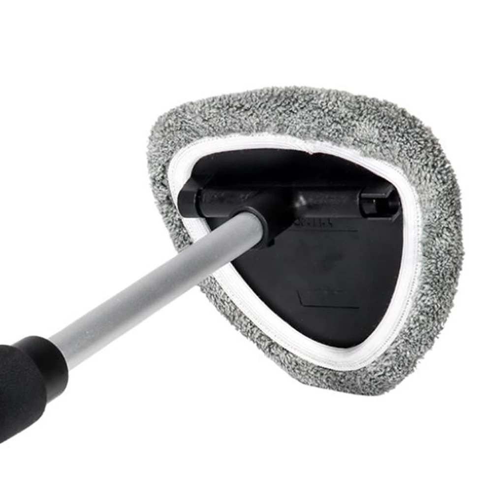 Microfiber Retractable Windshield Cleaner Handle Home Brush Set Kit Window