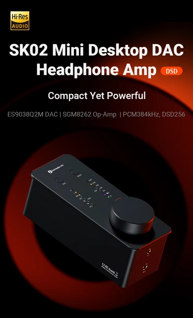 ほぼ新品　Fosi Audio DAC SK02 PR]Fosi Audio SK02 レビュー 〜コンパクトなデスクトップ型DAC