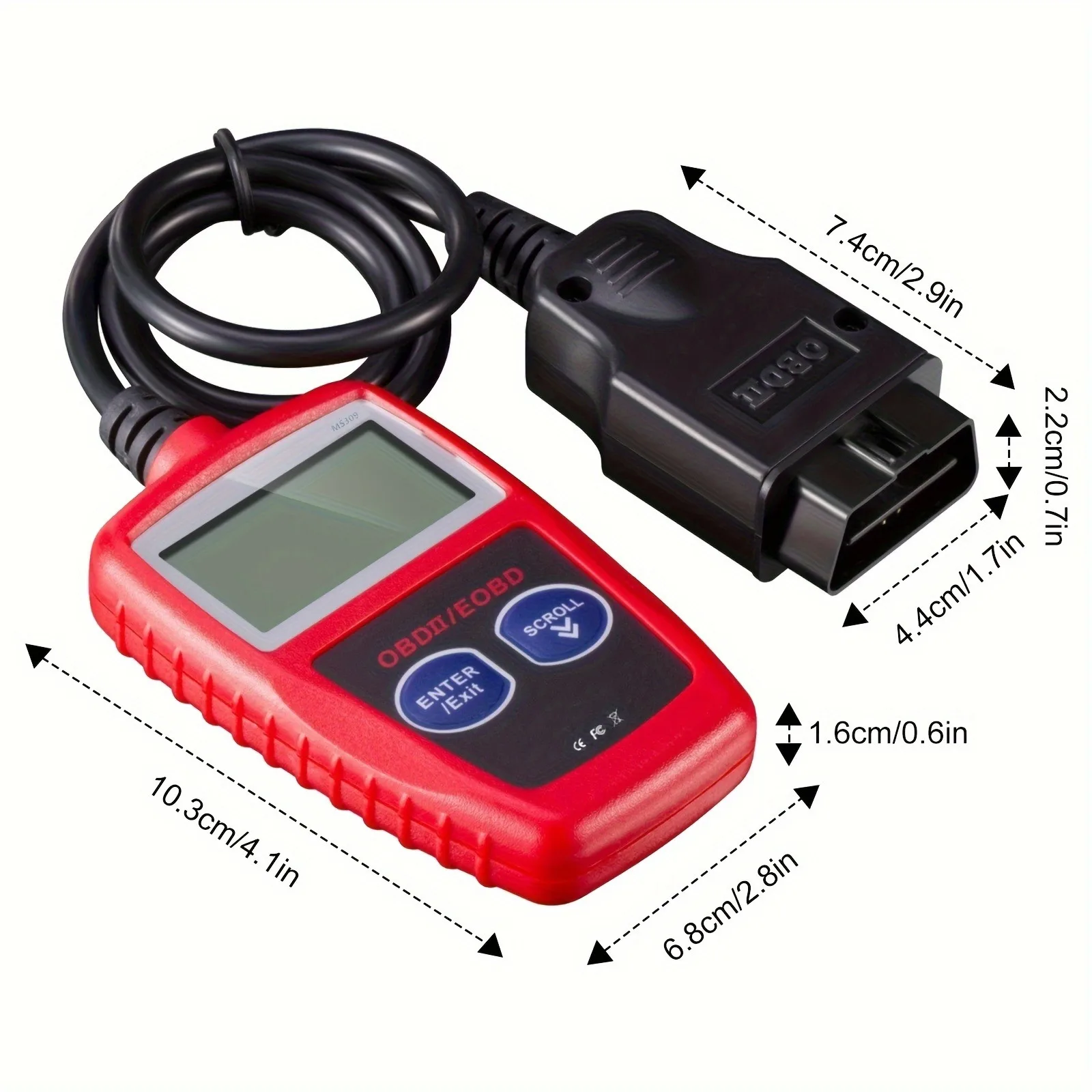 Car Fault Code Reader Engine Diagnostic Scanner Tool Read Erase Fault Code View for Peugeot Obd2 Scanner Obd Code Reader System Diagnostic Tool
