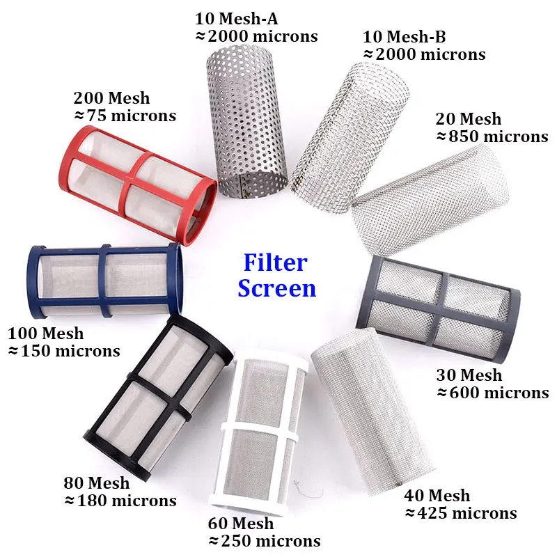 Edelstahl-Filtersieb, 10–200 Mesh, Gartenbewässerungsfilter, Netz, Bauernhof, Plantation, Filter, Reinigung, Verunreinigungen, Sieb – Detail 3