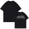 SOCIAL MEDIA KILLED ROMANCE T-shirt Fun Custom Couple Short Sleeve 100% Cotton Crew Neck Top for Men and Women  gothic 5
