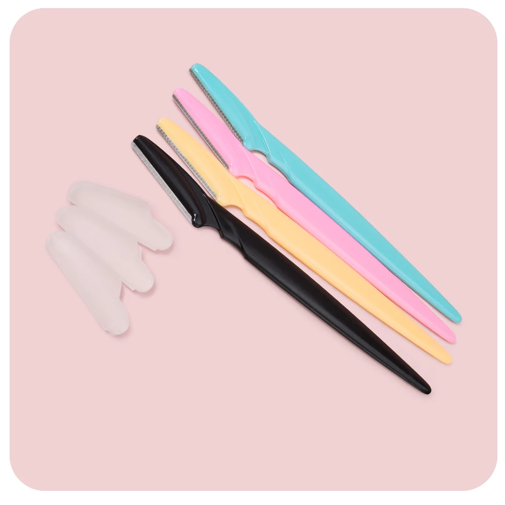5/10/15Pcs Eyebrow Trimmer Blade Shaver Portable Face Razor Hair Removal Cutters Safety Woman Eye Brow Shaping Knife