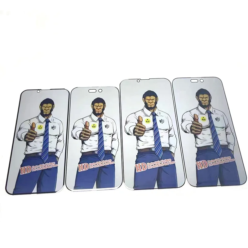 

100pcs ESD Klar AG matte Privatsphäre Gorilla Gehärtetes Glas Screen Protector Für iphone 14 13 12 11 Pro mini XS MAX XR 6 7 8 P