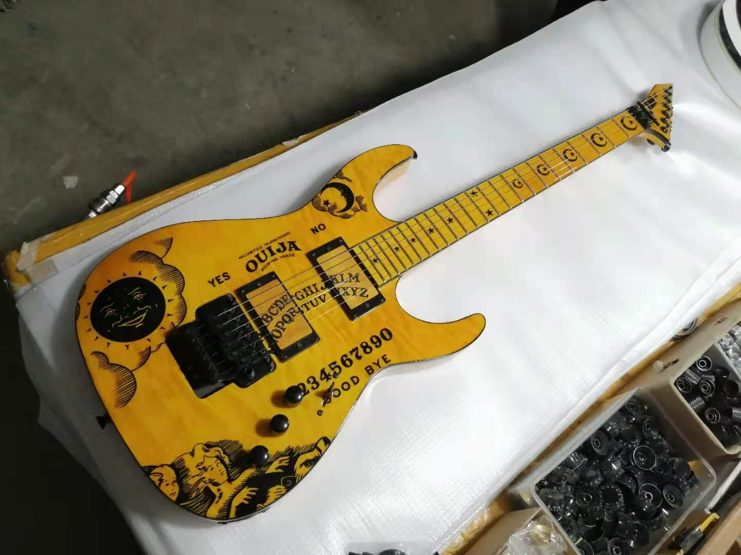 Maglietta Metallica Hammett Ouija, Nera, Taglia Large, Merchandise Ufficiale