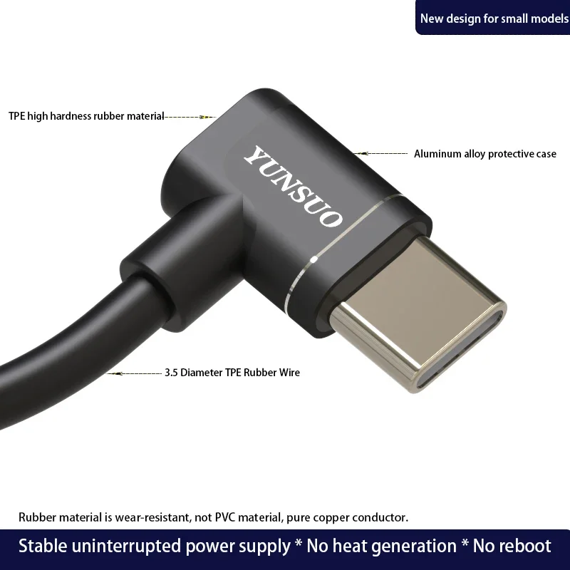 Duplo Ângulo tipo de Cabo c 5v Micro Usb Macho para Macho para Carro Gravador Fonte de Alimentação Carregamento Curto 10cm50cm 1m 2m 3m 4m 5m - Imagem 5