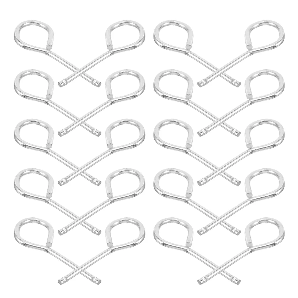 

30 Pcs Fire Extinguisher Latch Set Emergency Bivy Pull Pins For Equipment Whistles Replacement Stainless Steel Lock