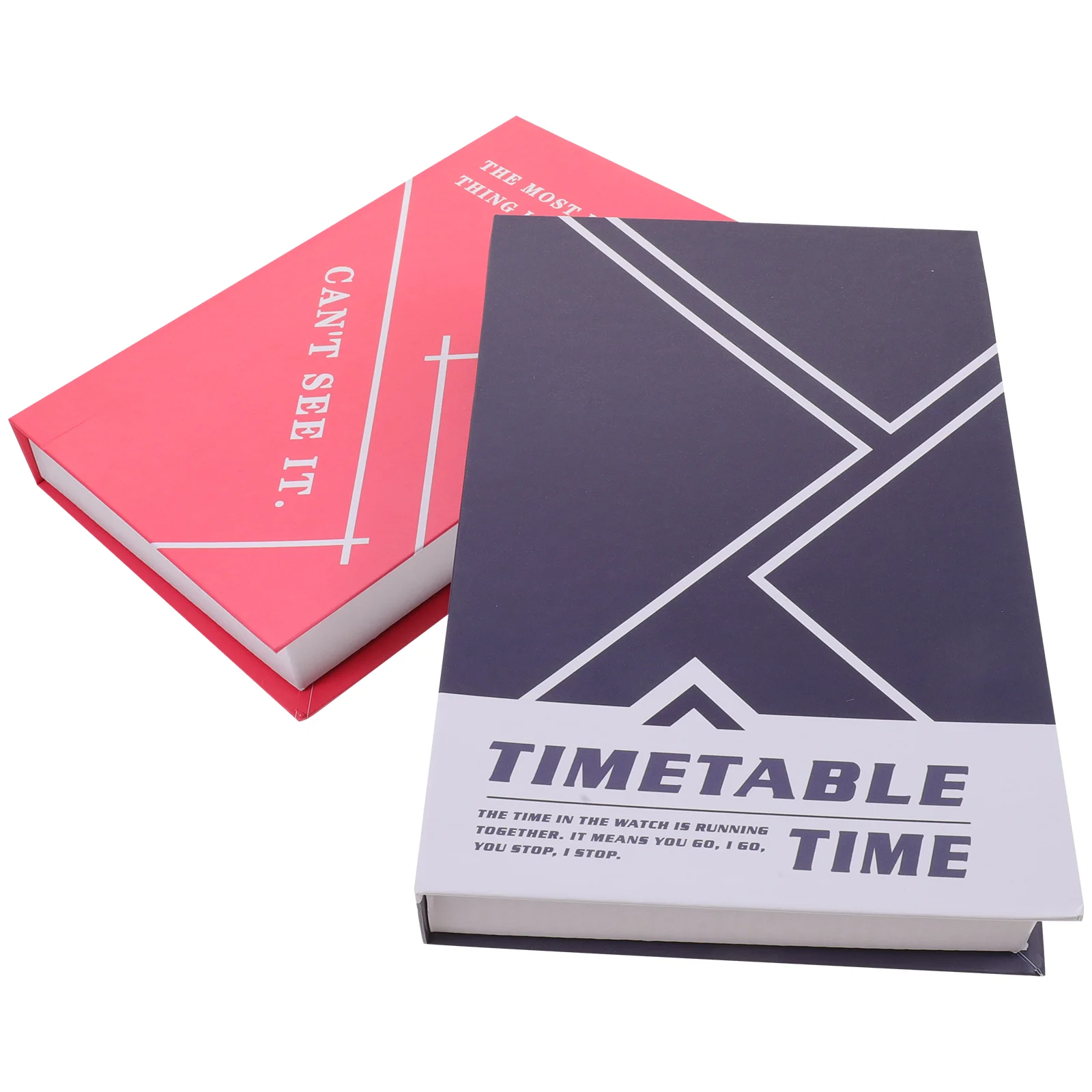 

2 Pcs Book Model Creative Decoration Photography Props Fashion Simulation Medern Simple Office