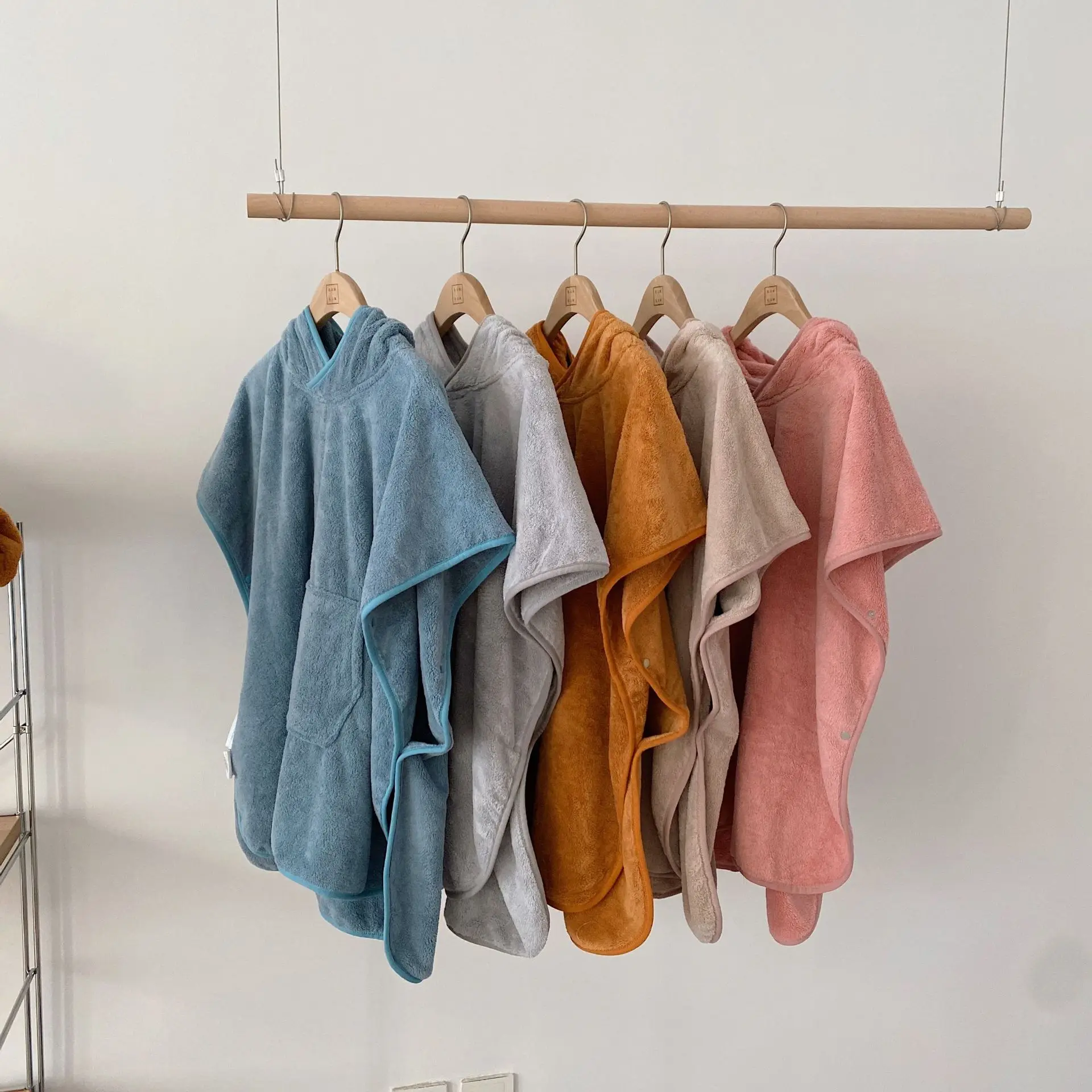 Kids pajamas set Winter children boys girls robe