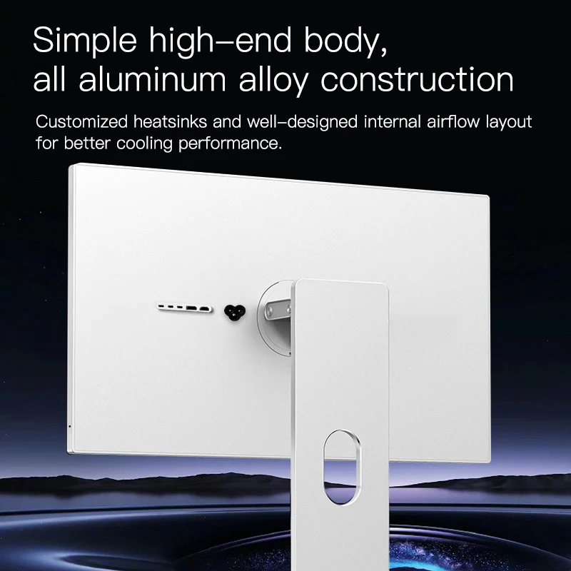 Kuycon P27D 27인치 4K144hz 모니터 컴퓨터 고화질 IPS 미러 스크린 모니터