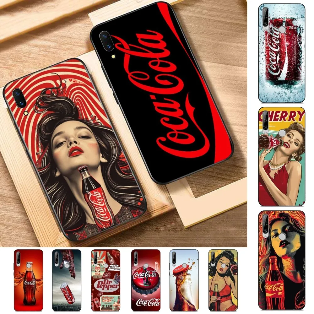Funda de teléfono a la moda c-coca-colas para Huawei Y9 6 7 5 Prime Enjoy 7s 7 8 plus 7a 9e 9plus 8E Lite Psmart Shell