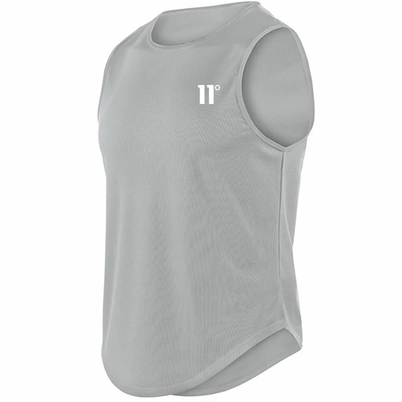 Mens Bodybuilding Breathable Stretch Singlets Gym Running Fitness Training Sleeveless T-Shirts Mesh Quick Dry Sport Tank Tops